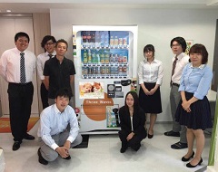 スリイウェイブ　チャリティー自動販売機