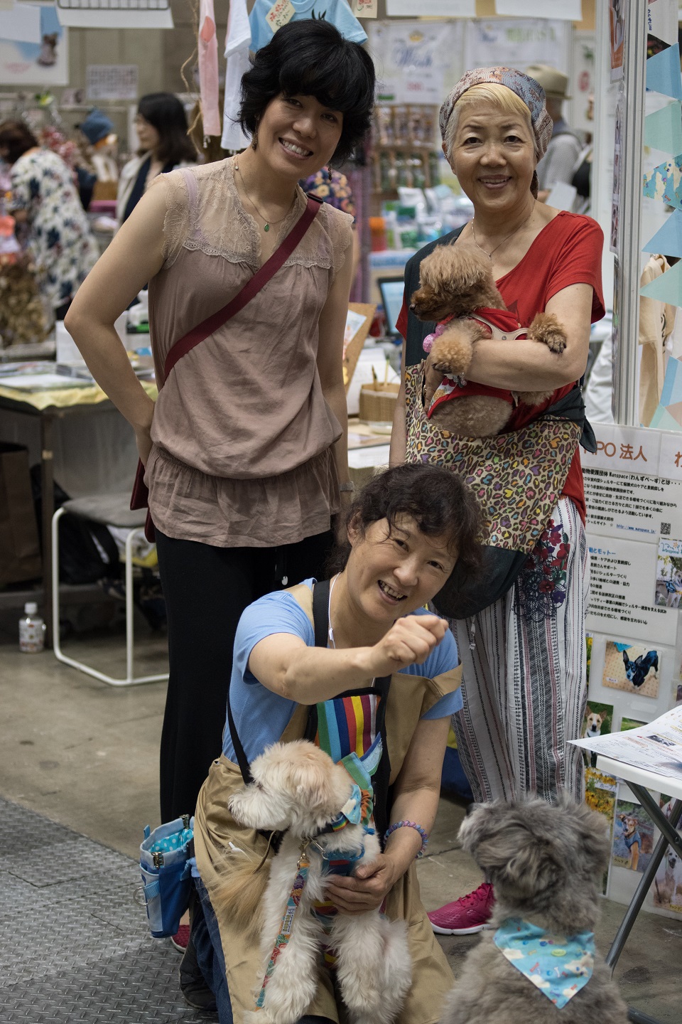 保護犬と鳥居さんとマダム二人★960